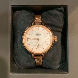 Shinola Women’s Watch Rose Gold 34MM